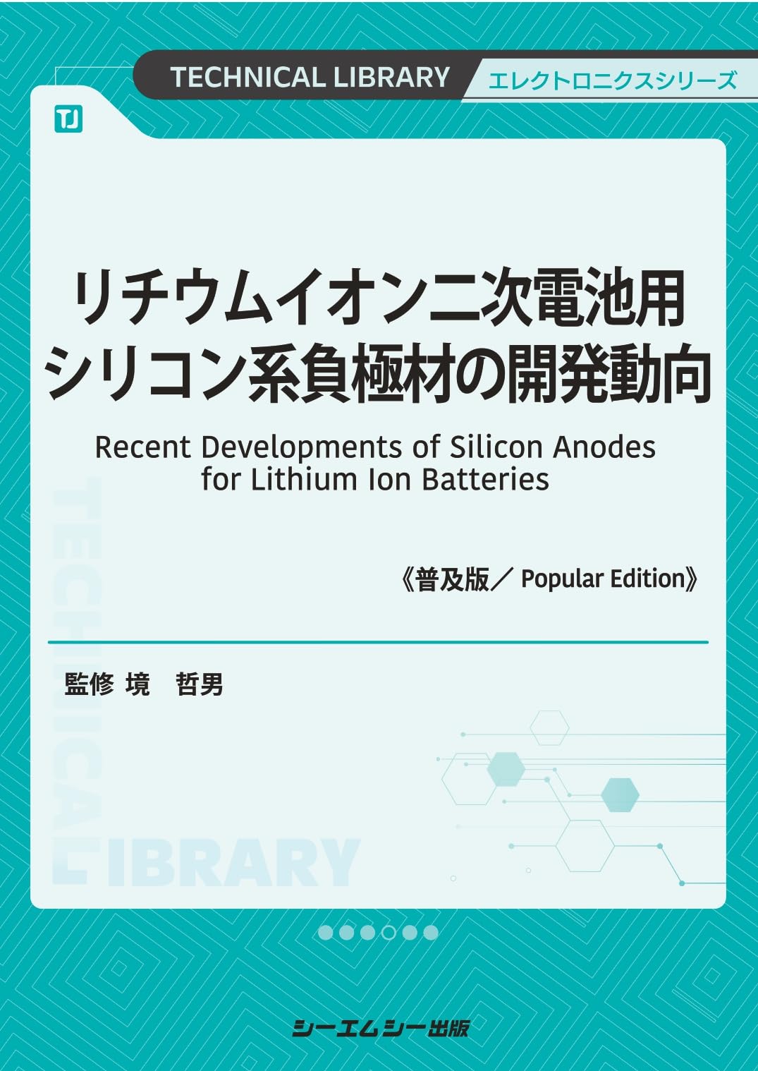 洋書 英語 リチウムイオン電池 専門書 科学技術 Springer 希少 リチウムイオン二次電池用シリコン系負極材の開発動向《普及版